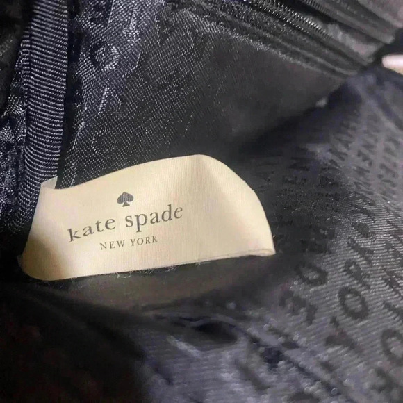 Kate spade black nylon backpack
